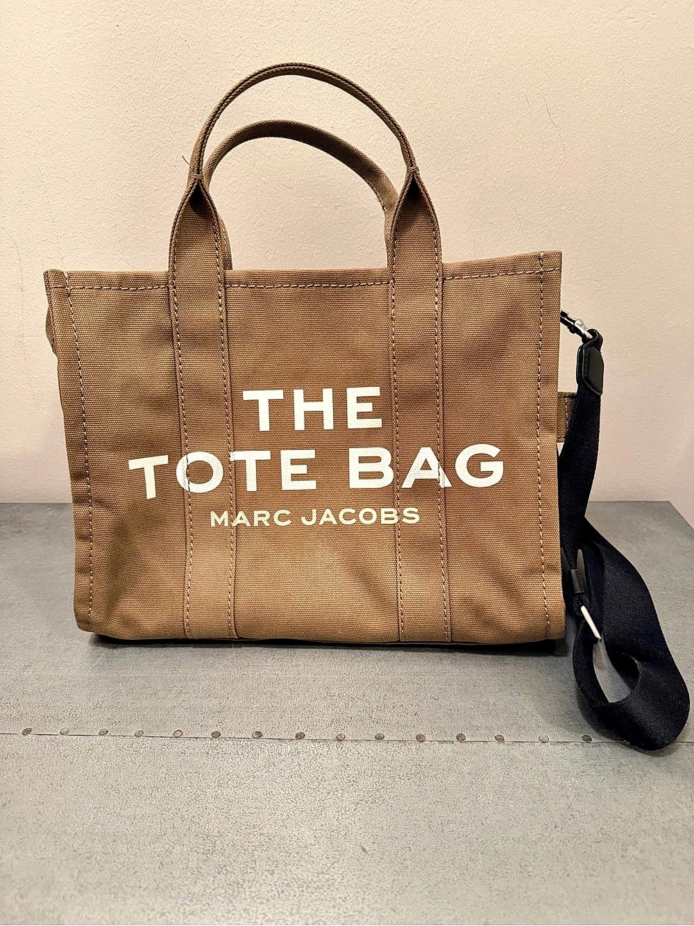 Marc Jacobs The Small Canvas Tote Bag Brown with Strap